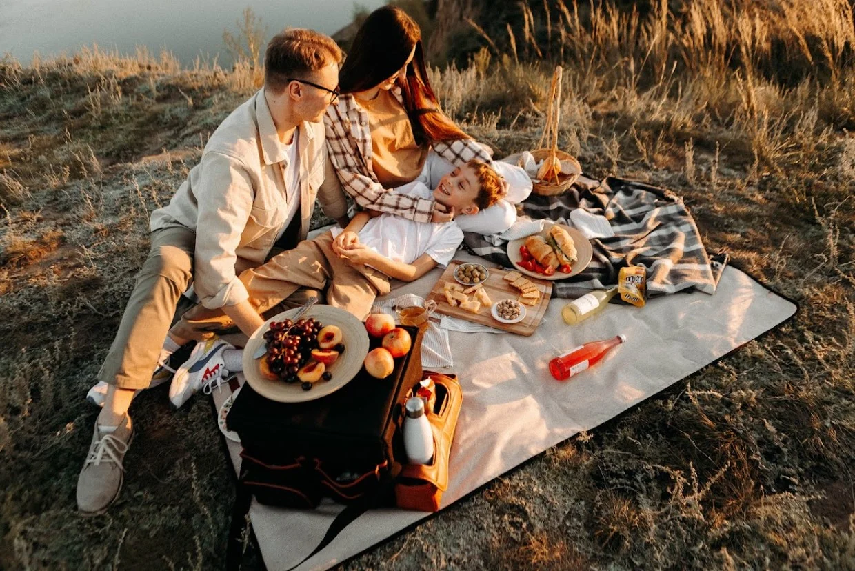 girly picnic blanket